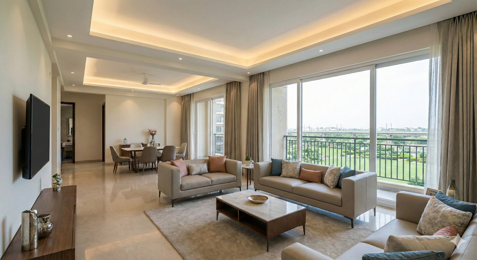 3BHK Apartment Render